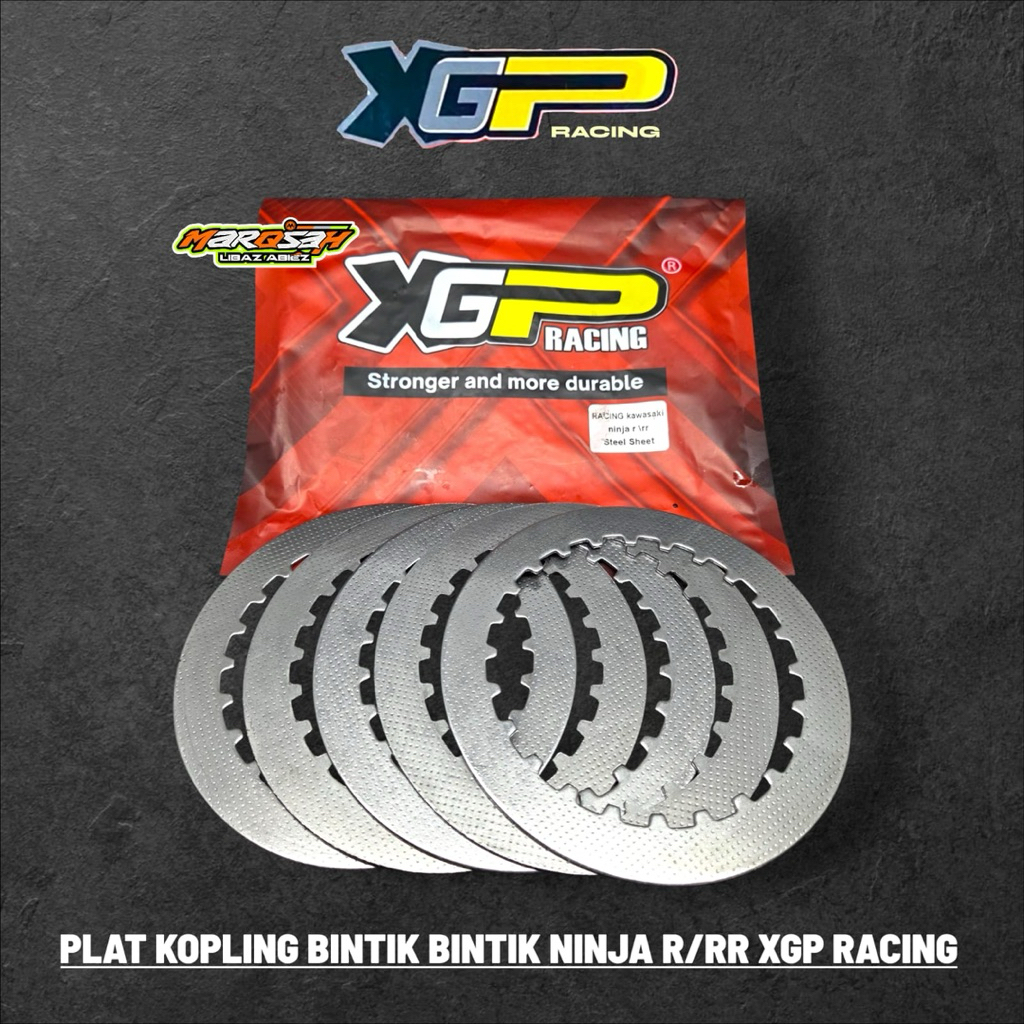 PLAT KOPLING BINTIK BINTIK NINJA R / RR XGP RACING ORIGINAL PART