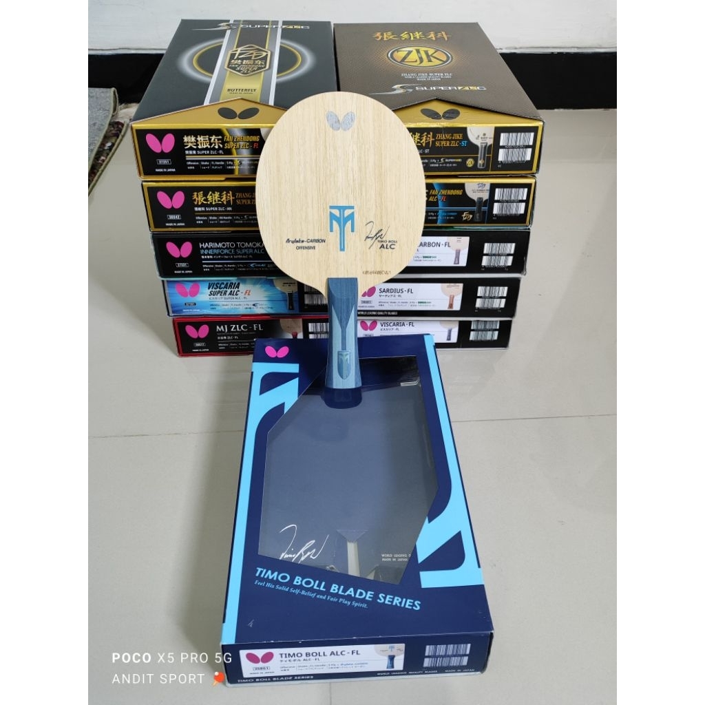 Butterfly Timo Boll Alc dan Baracuda