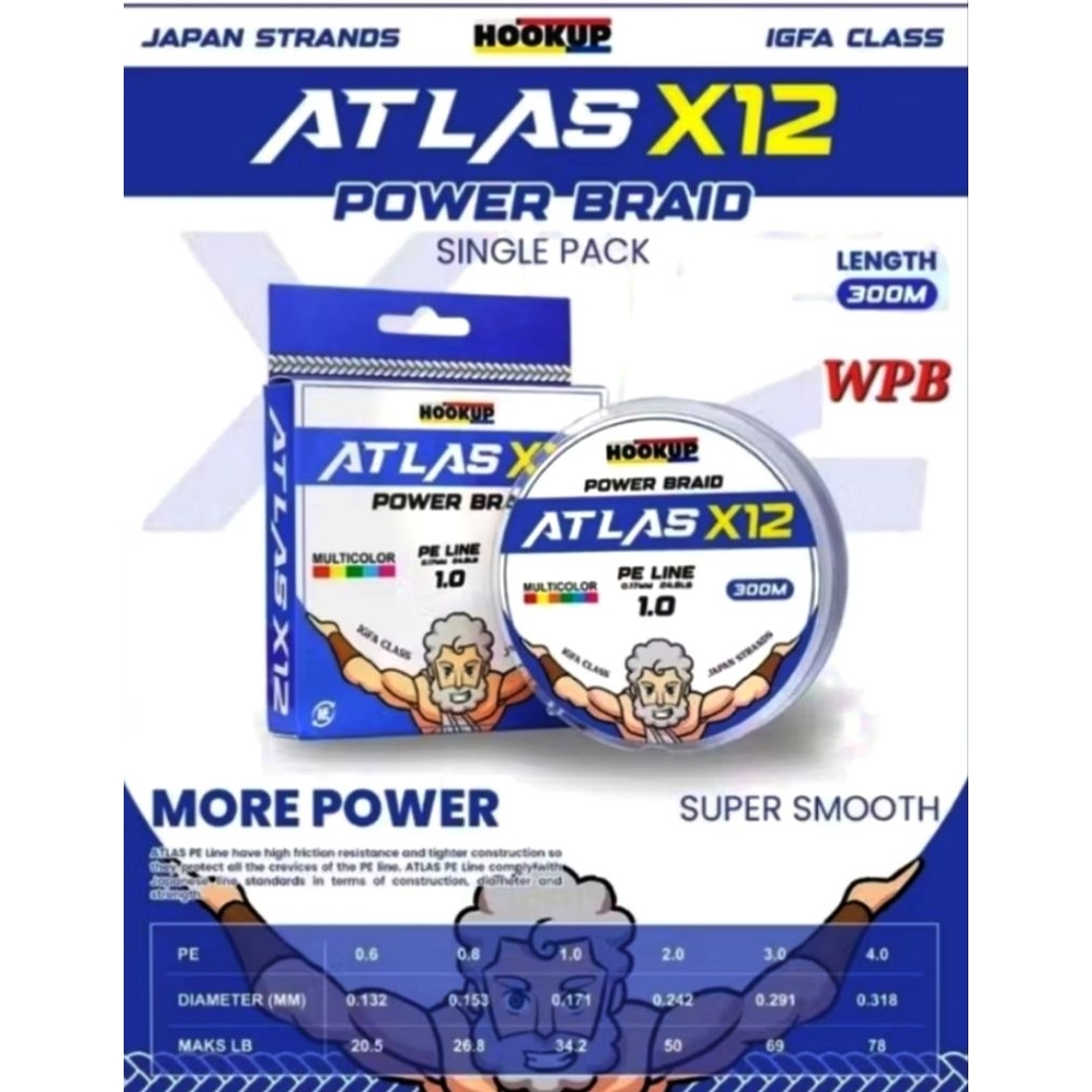 SENAR PE ATLAS X12 300M