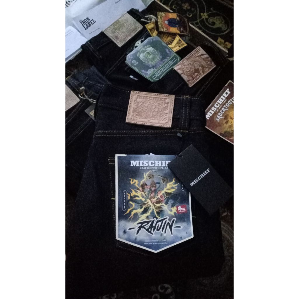 DENIM MISCHIEF RAIJIN 16OZ SR001