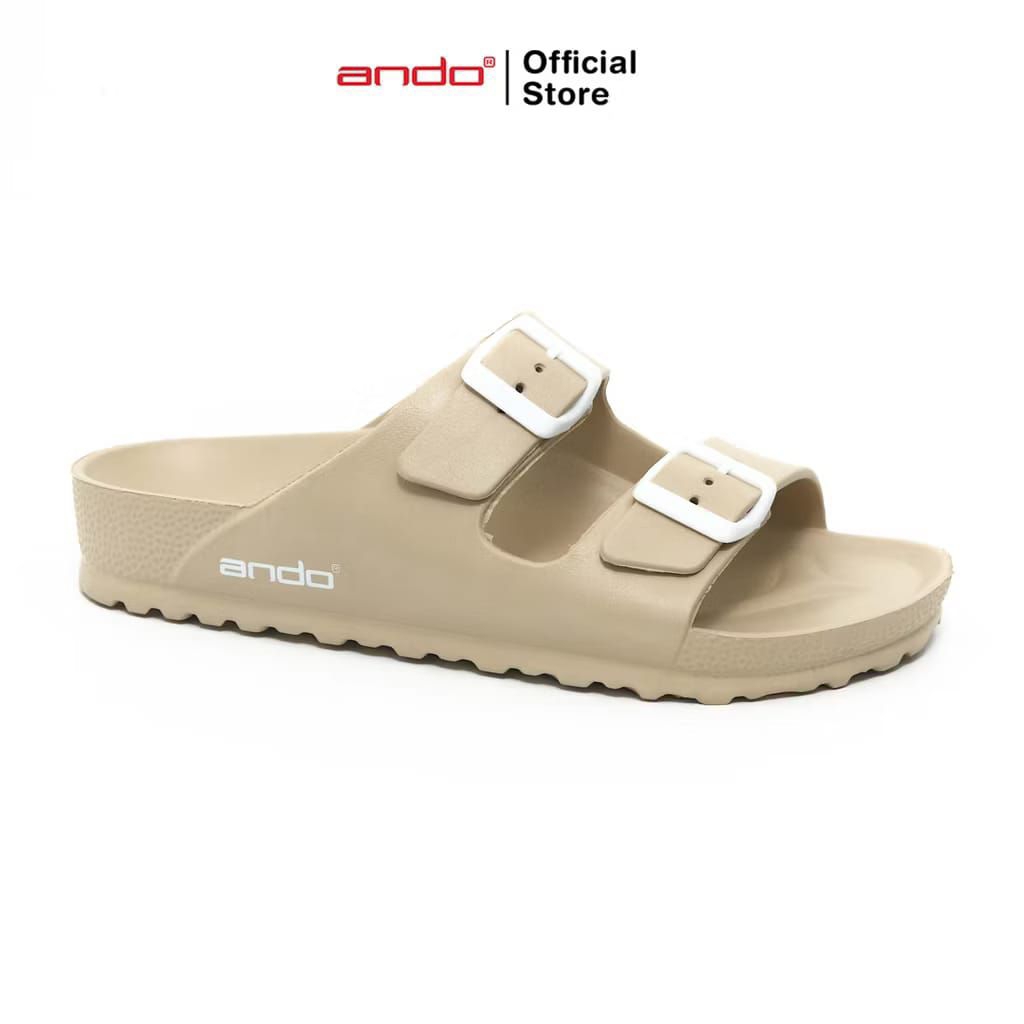 sandal slop ando pria-wanita sandal slide ando full karet original sandal slip-on terbaru