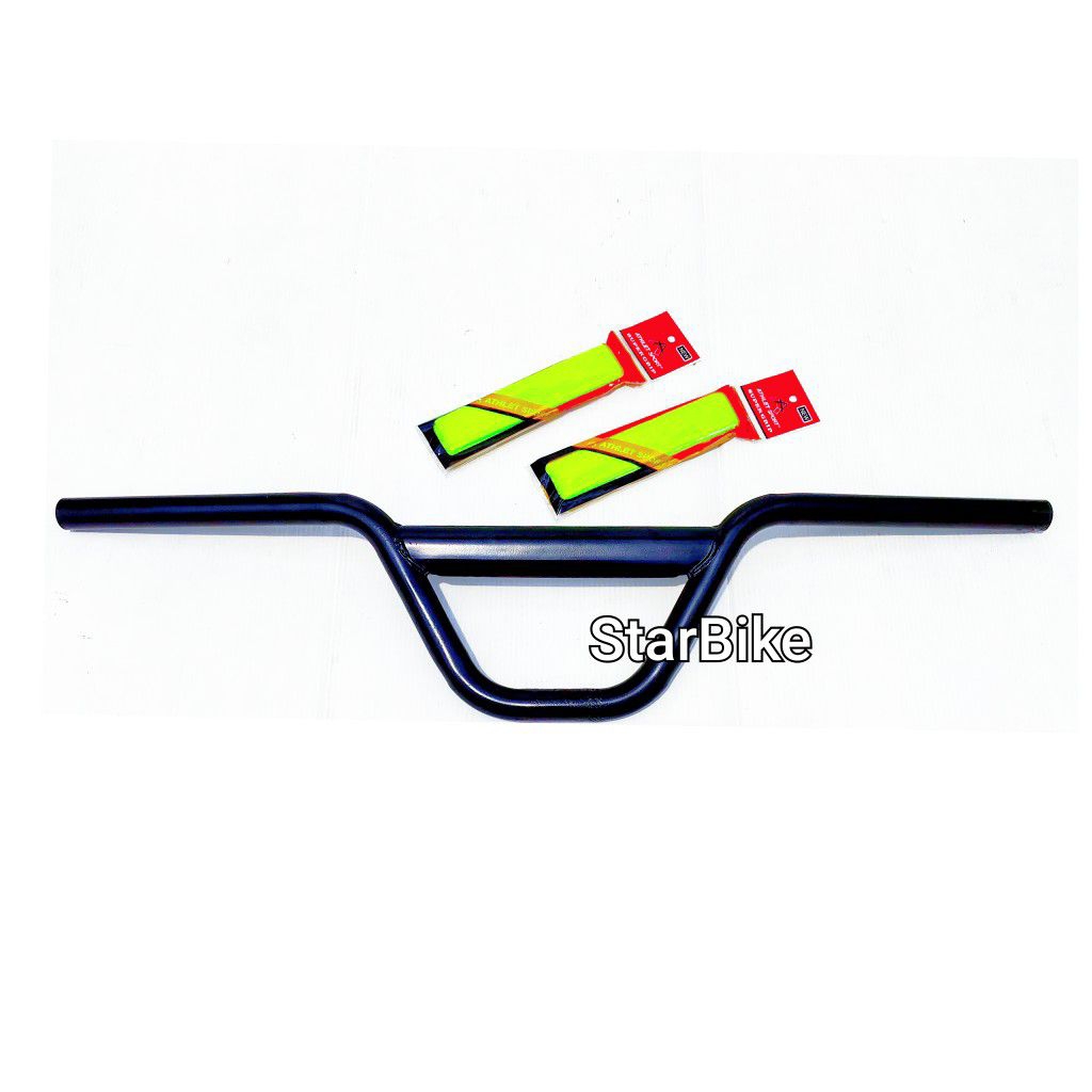 Stir Stang Lontong 3 Jari L3 Ori Sepeda Bmx Bonus Handgrip Kain Warna