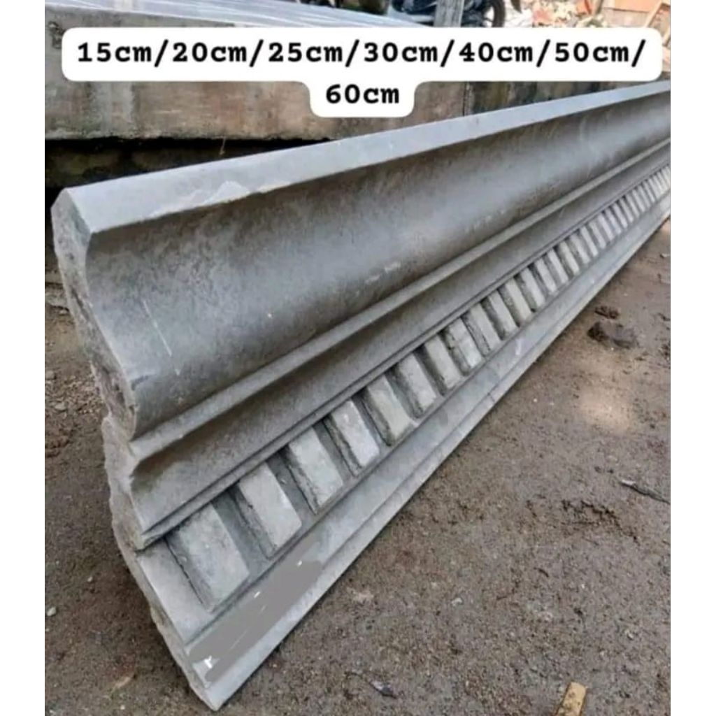 Lisplang Beton Motif Piano 40x200cm | Lisplang Nuansa Klasik Minimalis