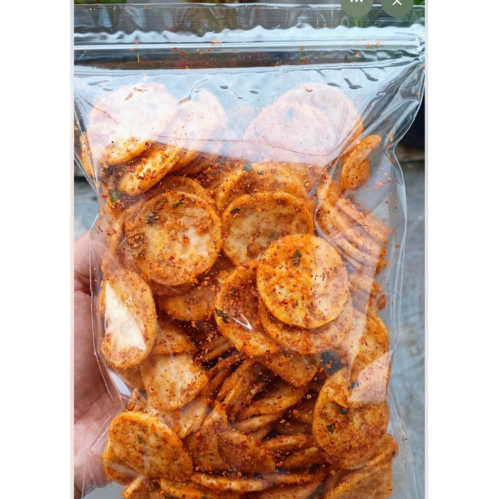 kripik tempe pedas daun jeruk