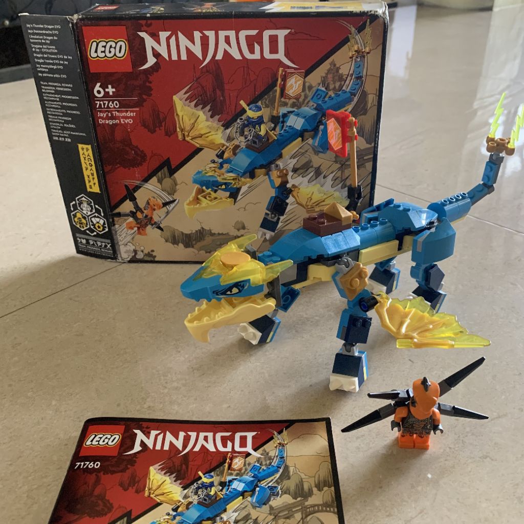lego ninjago 71760 jay's thunder Dragon EVO(part dragon & snake)