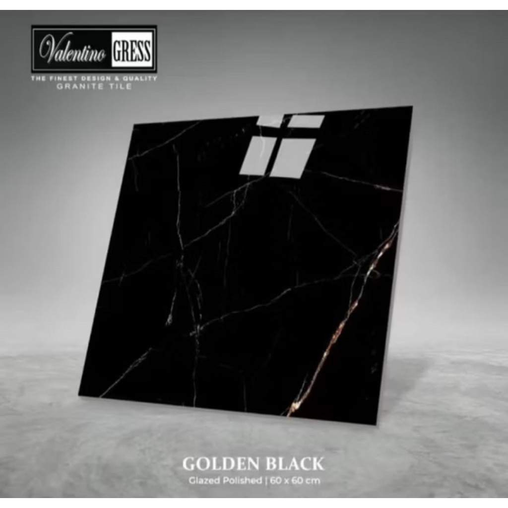 Granit lantai glazed polish 60x60 | golden black