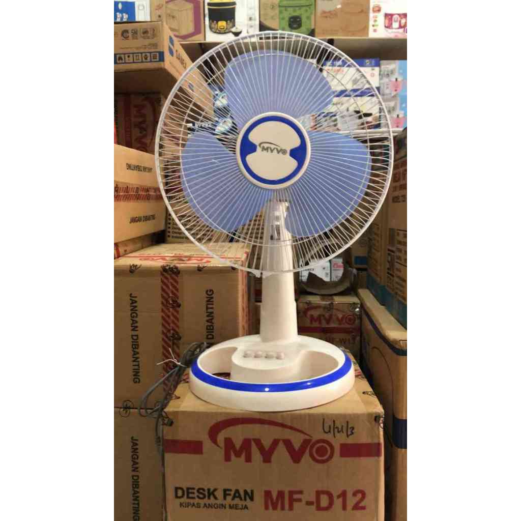 DESKFAN MYVO KIPAS MEJA 12" MF-D 12 BODY PUTIH
