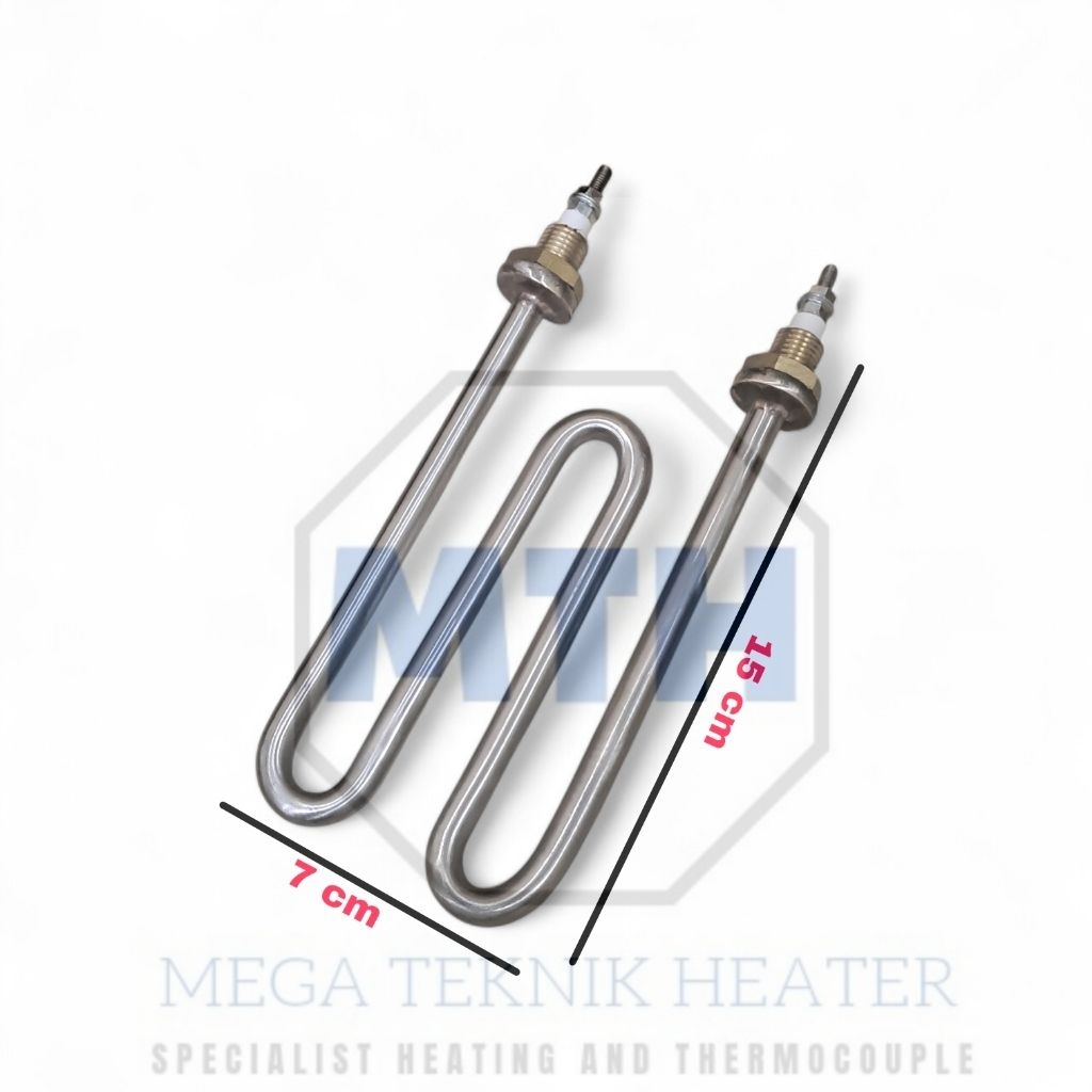 Tubular Heater Model W / L 7 cm x P 15 cm 220 Volt 500 - 800 Watt