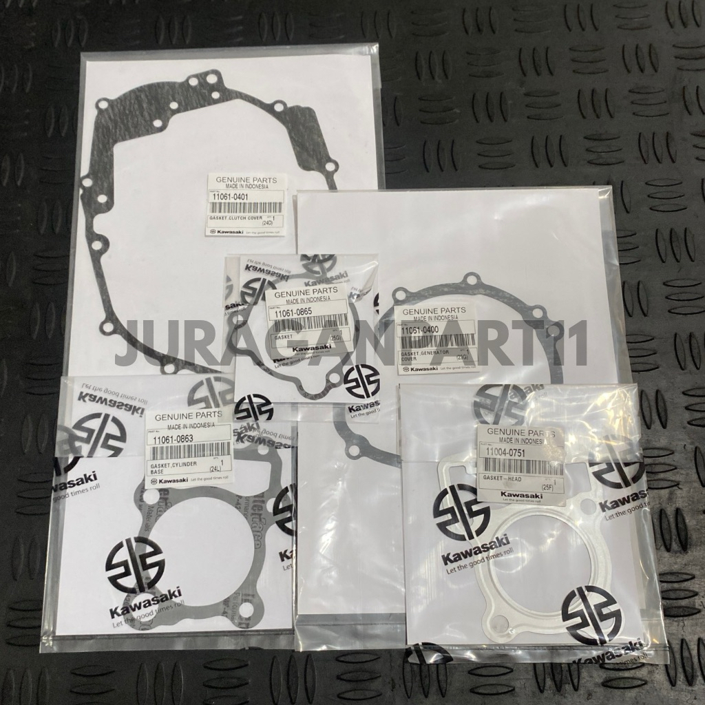 PERPAK MESIN KLX 150 SET ORIGINAL
