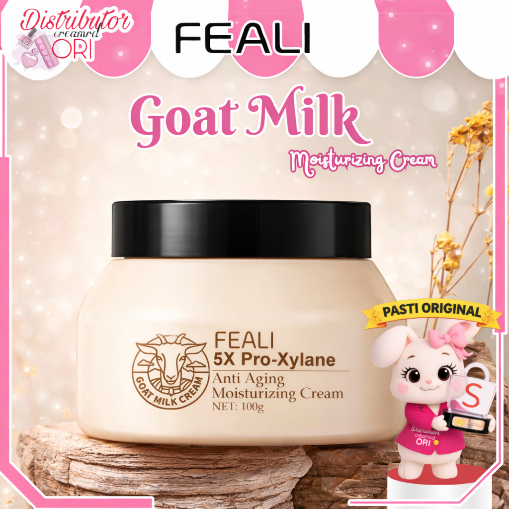 FEALI 5X Pro-Xylane Goat Milk Anti-Aging and Moisturizing Cream | BPOM | ORIGINAL | Feali Moisturize