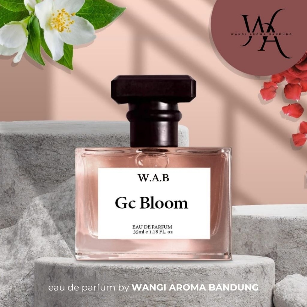W.A.B PARFUME TERLARIS PARFUME GC BLOOM PARFUME PREMIUM PRIA WANITA PARFUME UNISEKS TAHAN LAMA 35ML