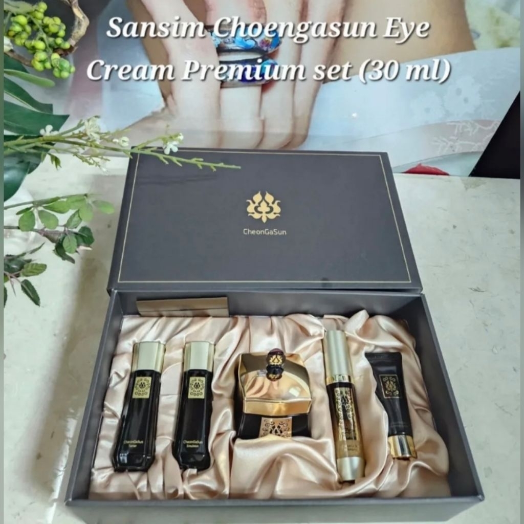 Jutanhak Sansim Cheongasun Eye Cream Premium Set / Krim Mata Korea