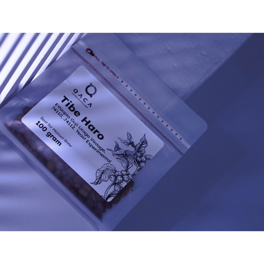Ethiopia Guji Tibe Haro- Uraga Vintage 74110, J4112 Yeast Experimental Qaca Coffee Roastery