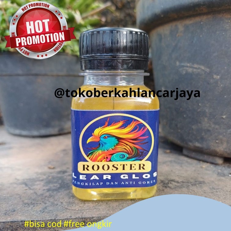 (OLES) 50 ML CLEAR GLOSS PENAMBAH GLOSSY DAN ANTI GORES PELAPIS CAT CANDY PAINT