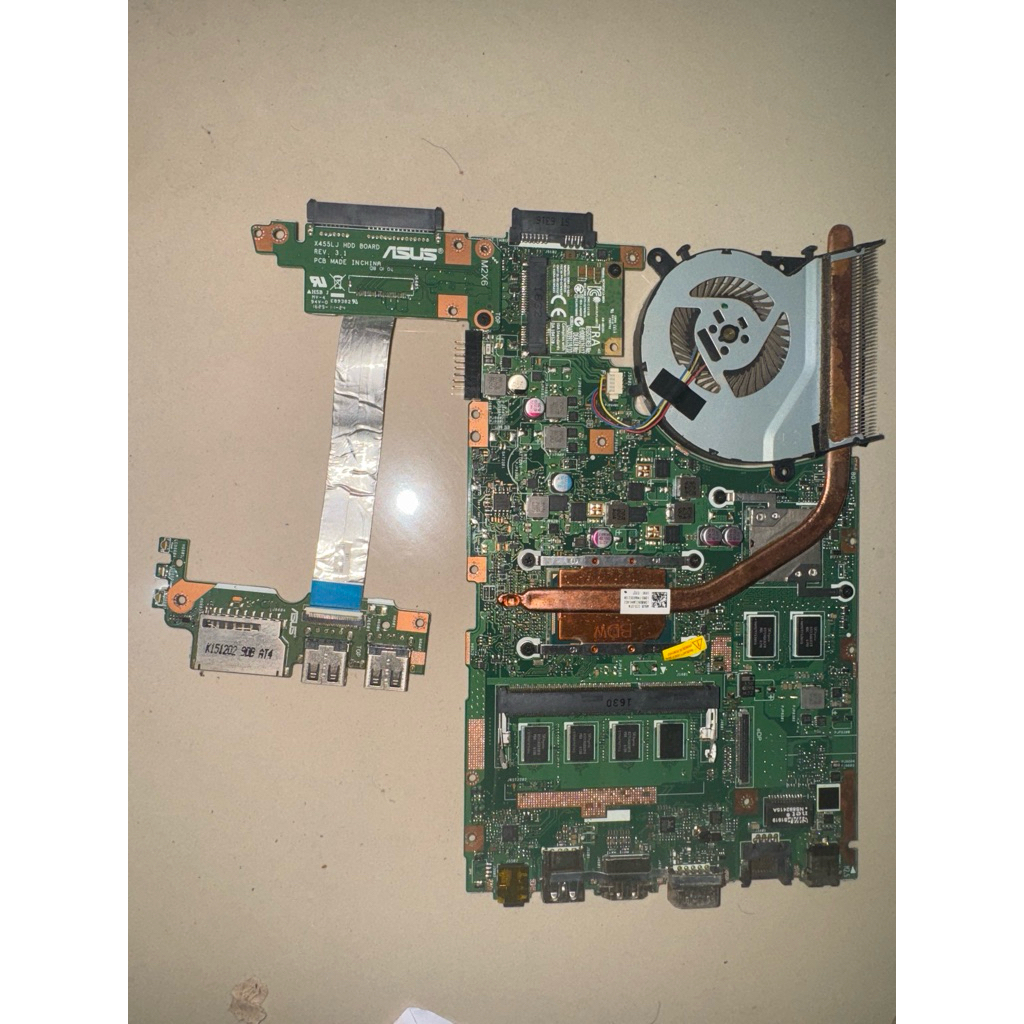 mainbord Asus X455L core i3 gen5 mainbord normal nvdia ok