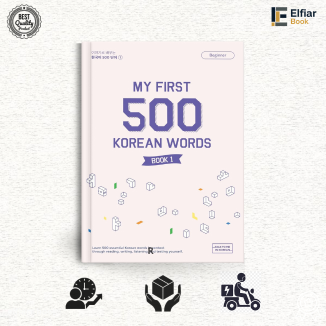 Buku My First 500 Korean Words Bilingual Edition