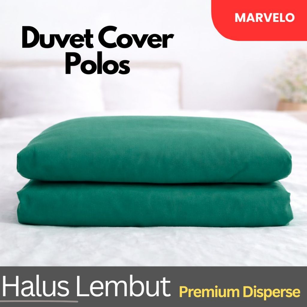 Duvet Cover Polos Premium disperse size 140x200 sampai 180x230