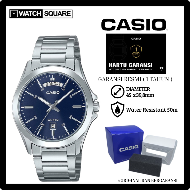 Jam tangan pria Casio MTP-1370D