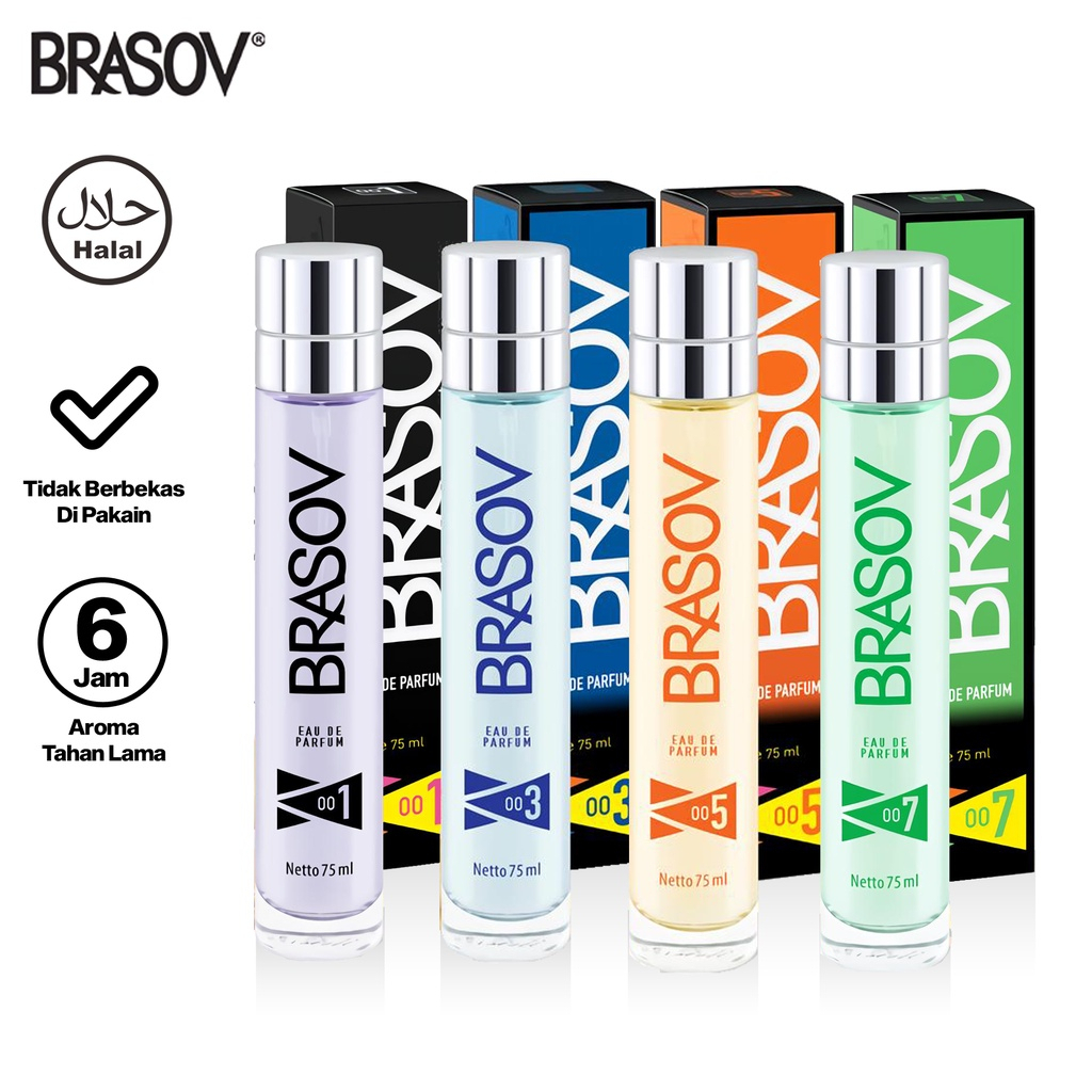 Parfum Brasov Eau De Parfum 75 Ml Unisex Halal