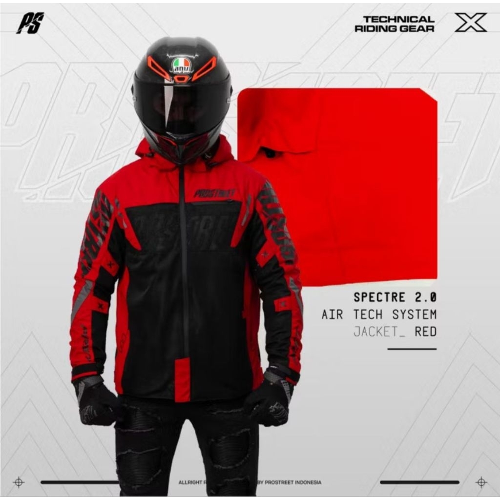 Prostreet Spectre Air Tech System V2 Red
