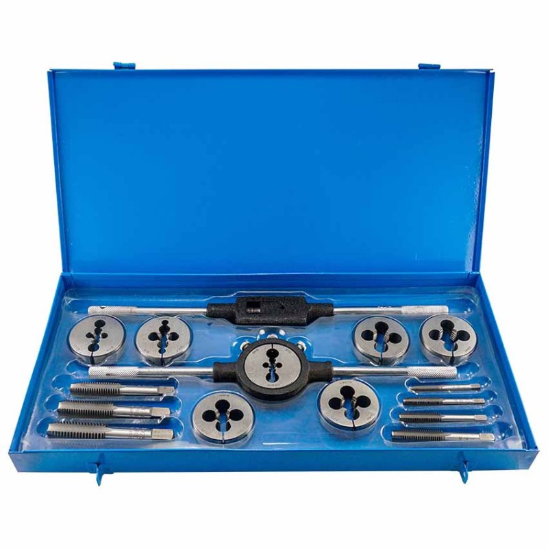 Hand Tap Die 1 SET 16Pcs WIPRO OKL-45 / Alat Snai Snei Senai Tap Ulir Baut Mur 16Pcs OKL45 WIPRO