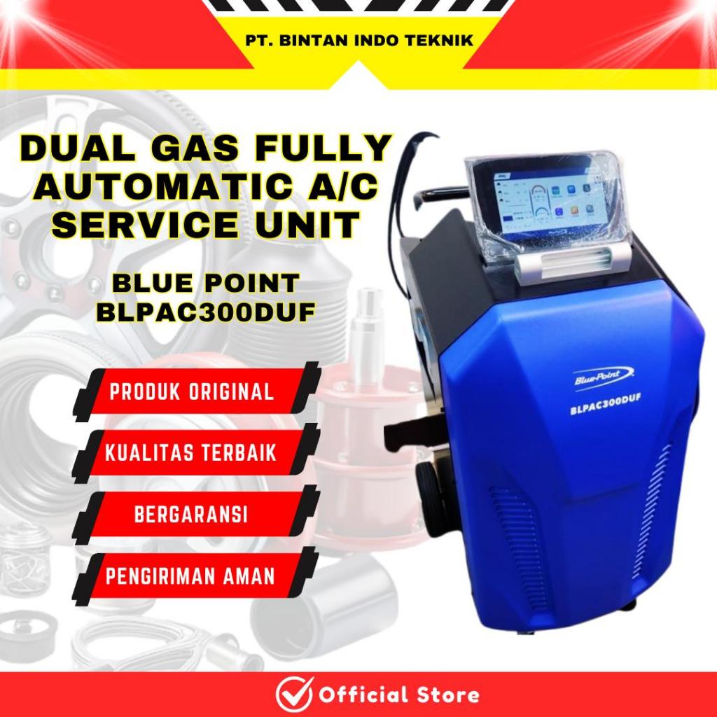 Blue Point AC Service Unit Dual Gas Alat Servis AC Flushing Vacum AC Mobil Peralatan Bengkel Mobil