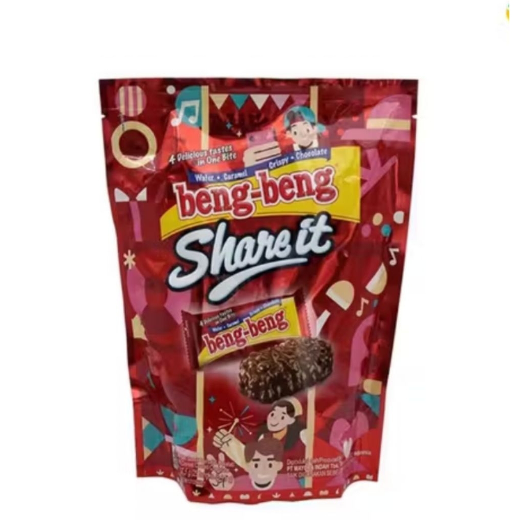 BENG BENG SHARE IT @200gr ( 1 Dus isi 6 pouch)