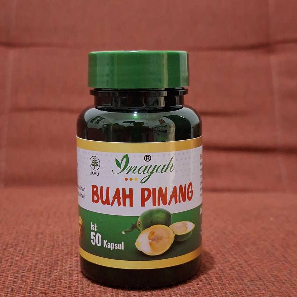 inayah kapsul buah pinang muda 100% buah pinang