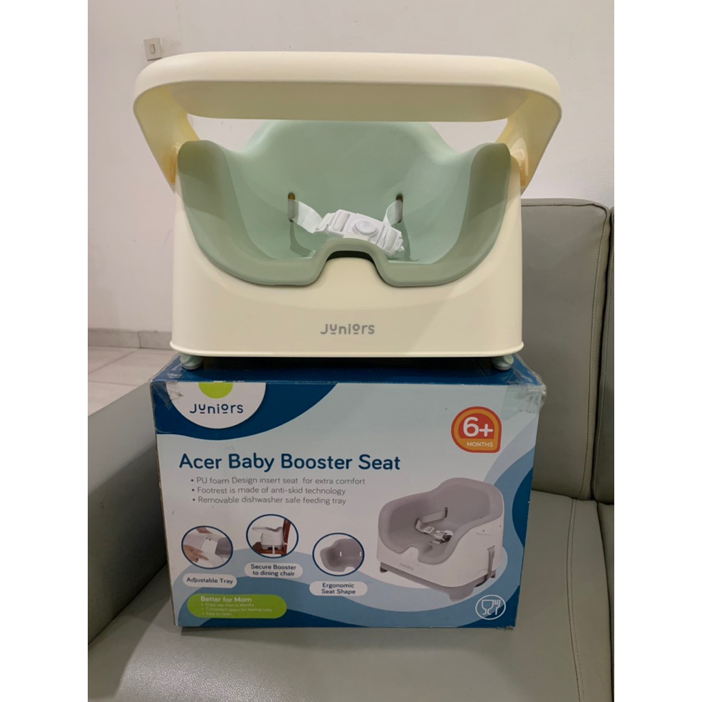 Preloved Like New Juniors Acer Baby Booster Seat Kursi Makan Bayi 6+ Bulan + Tray KURSI MPASI BAYI K