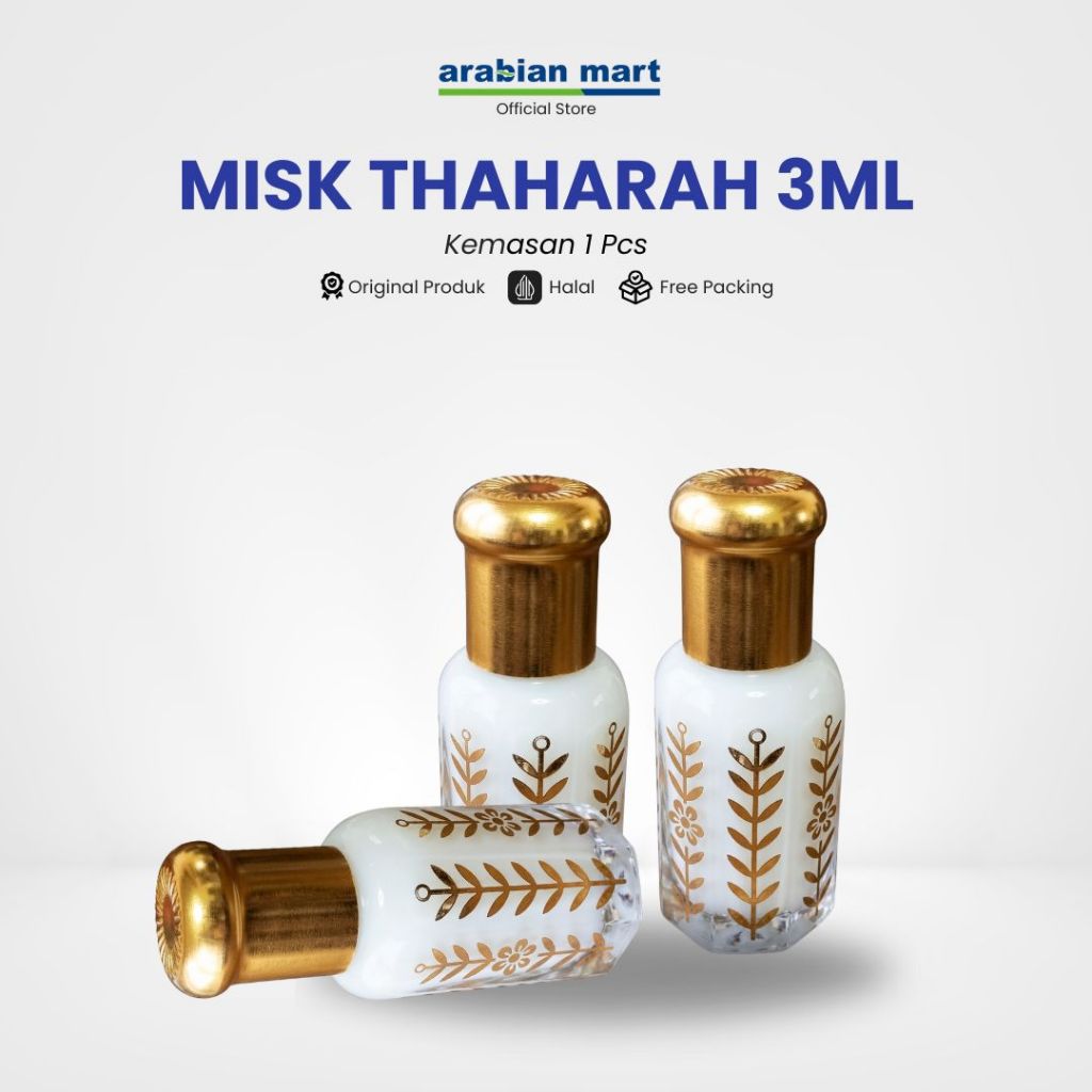 Misk Thaharah 3ml - misk thoharoh 100% Original asli Saudi