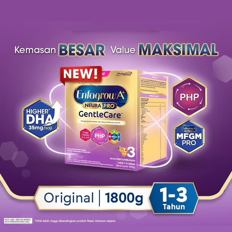 Enfagrow A+ GENTLE CARE Tahap 3 1800 gr / Enfagrow GentleCare 1800g