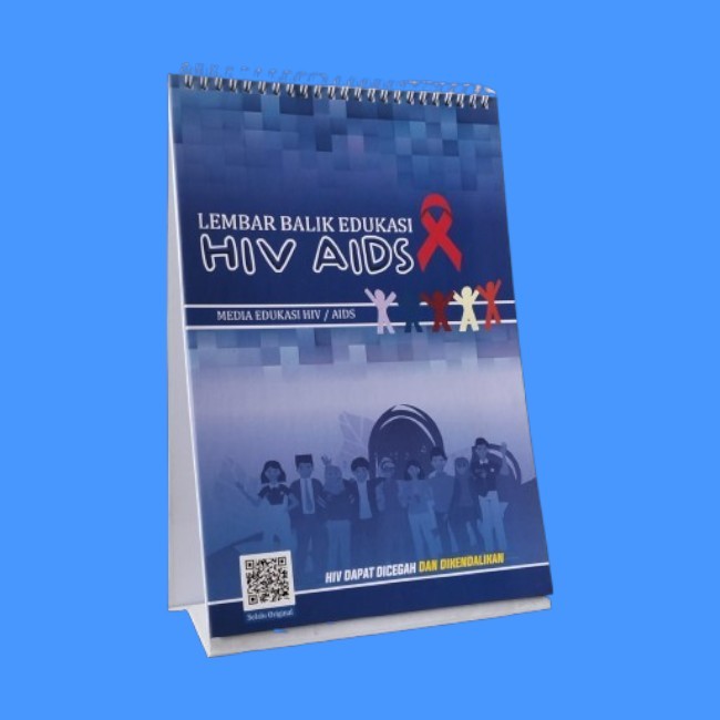 Lembar Balik Kesehatan HIV/AIDS | Media Edukasi HIV AIDS | Lembar Balik Penyuluhan Kesehatan | Media