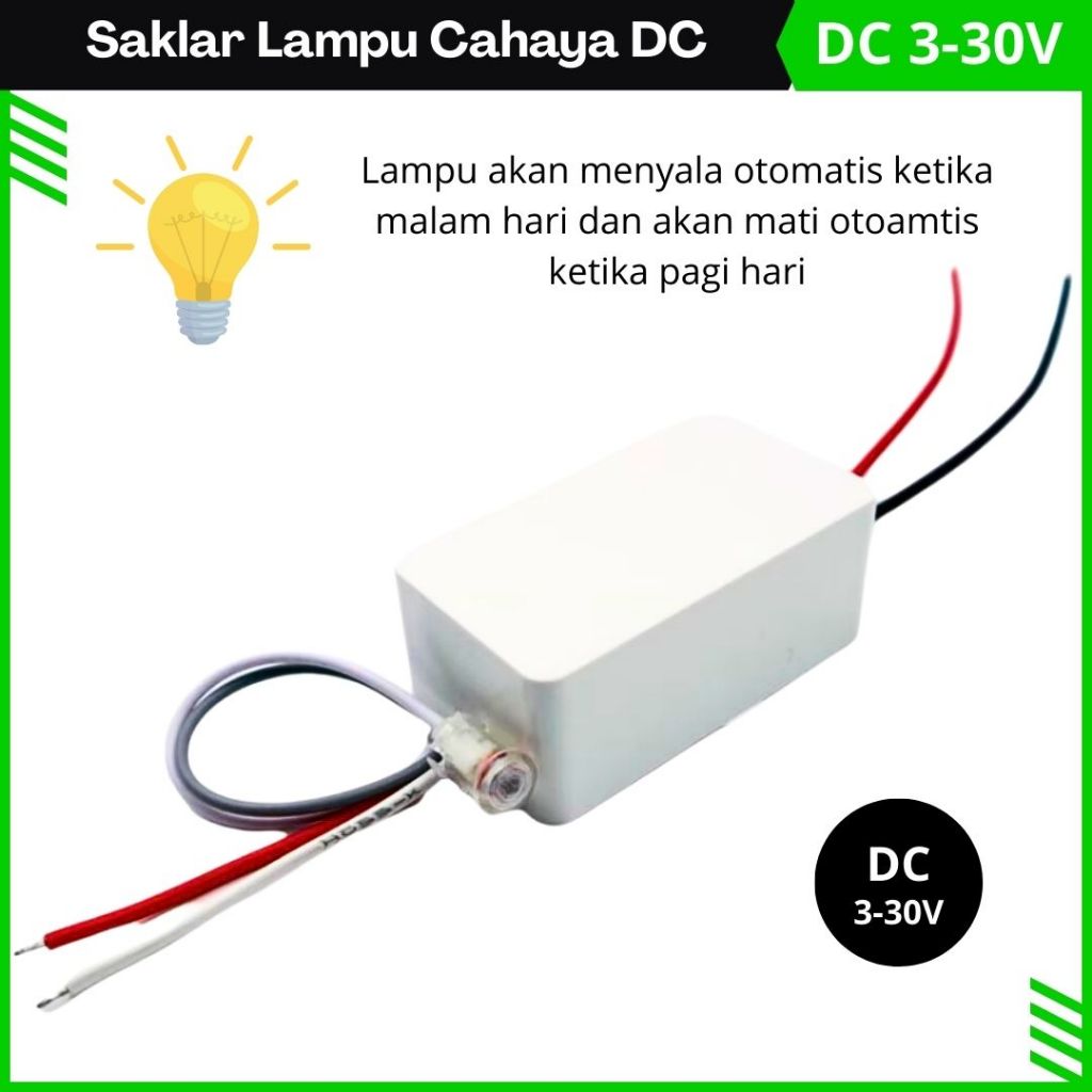 Saklar Lampu Sensor Cahaya AC 220V DC 3-30V Otomatis Light Sensor Switch