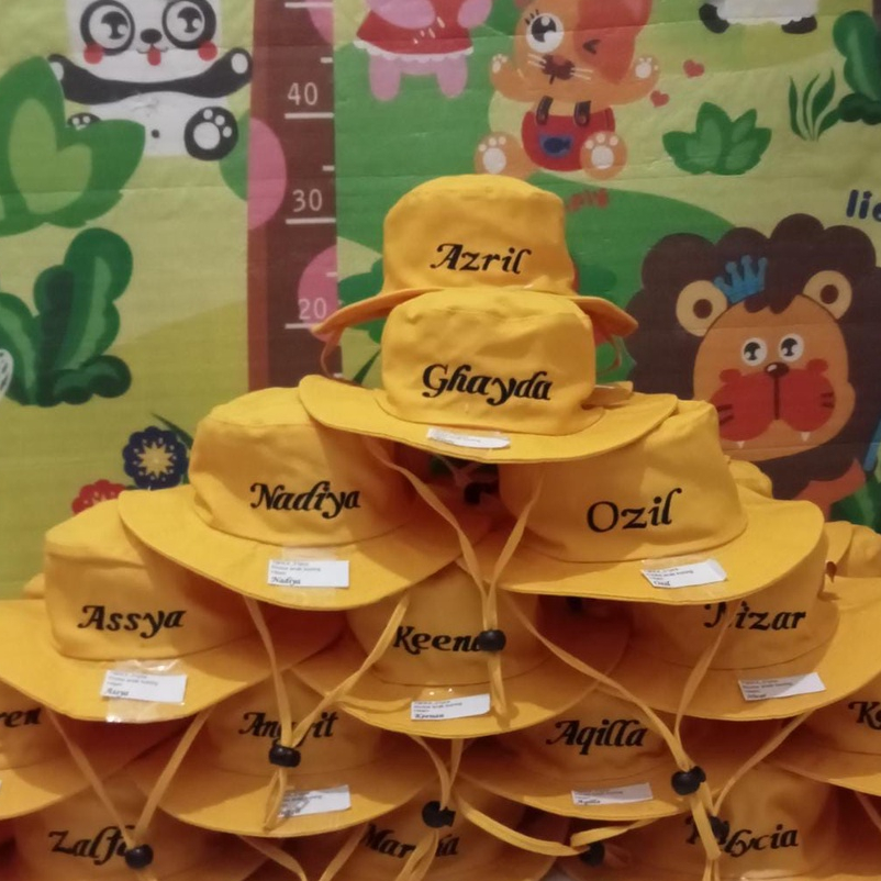 Topi Rimba Pria Wanita Dewasa Original 100% ori Terbaru Bisa Bordir 2 Baris Nama