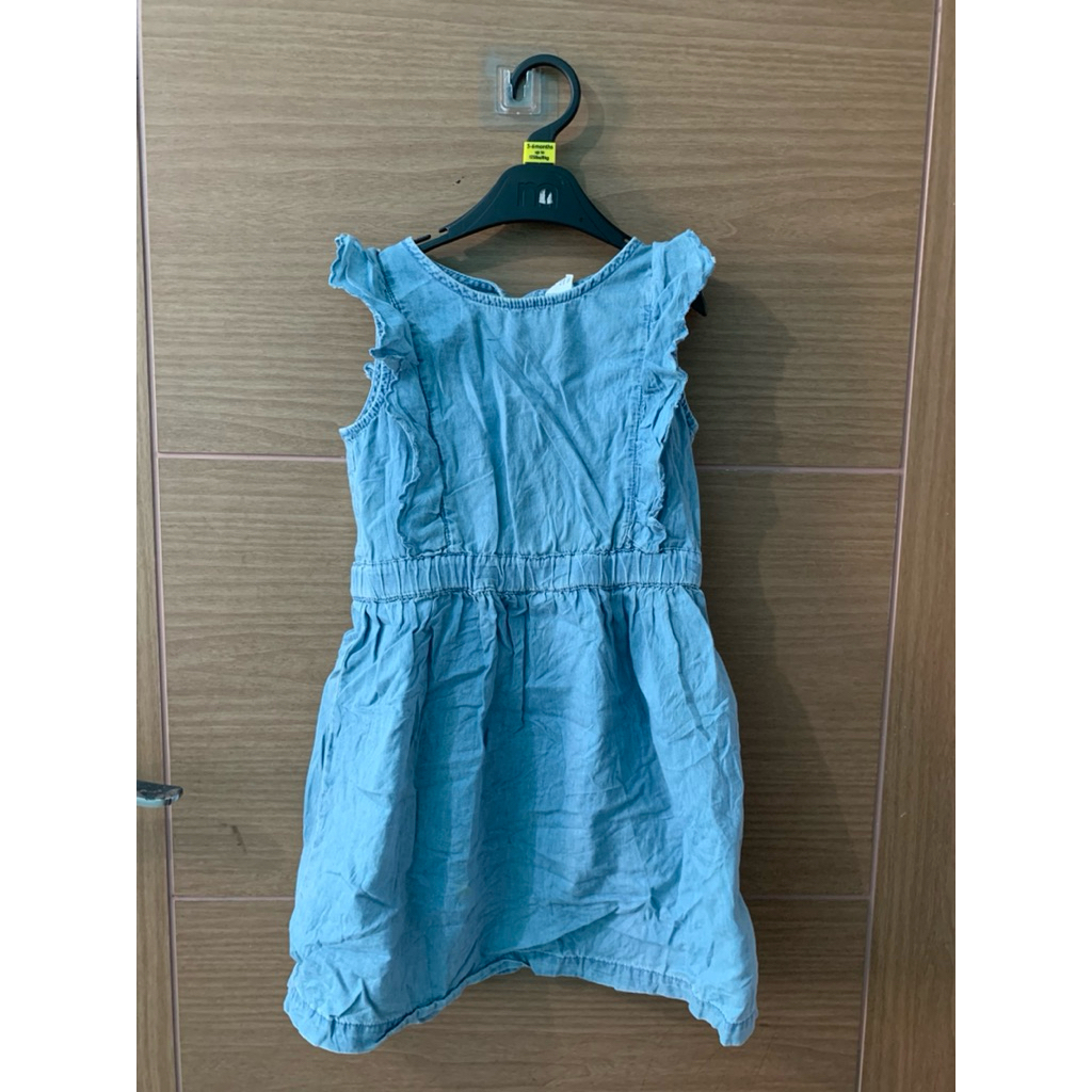 4-7 (Y) Dress Baby GAP Denim Anak Perempuan