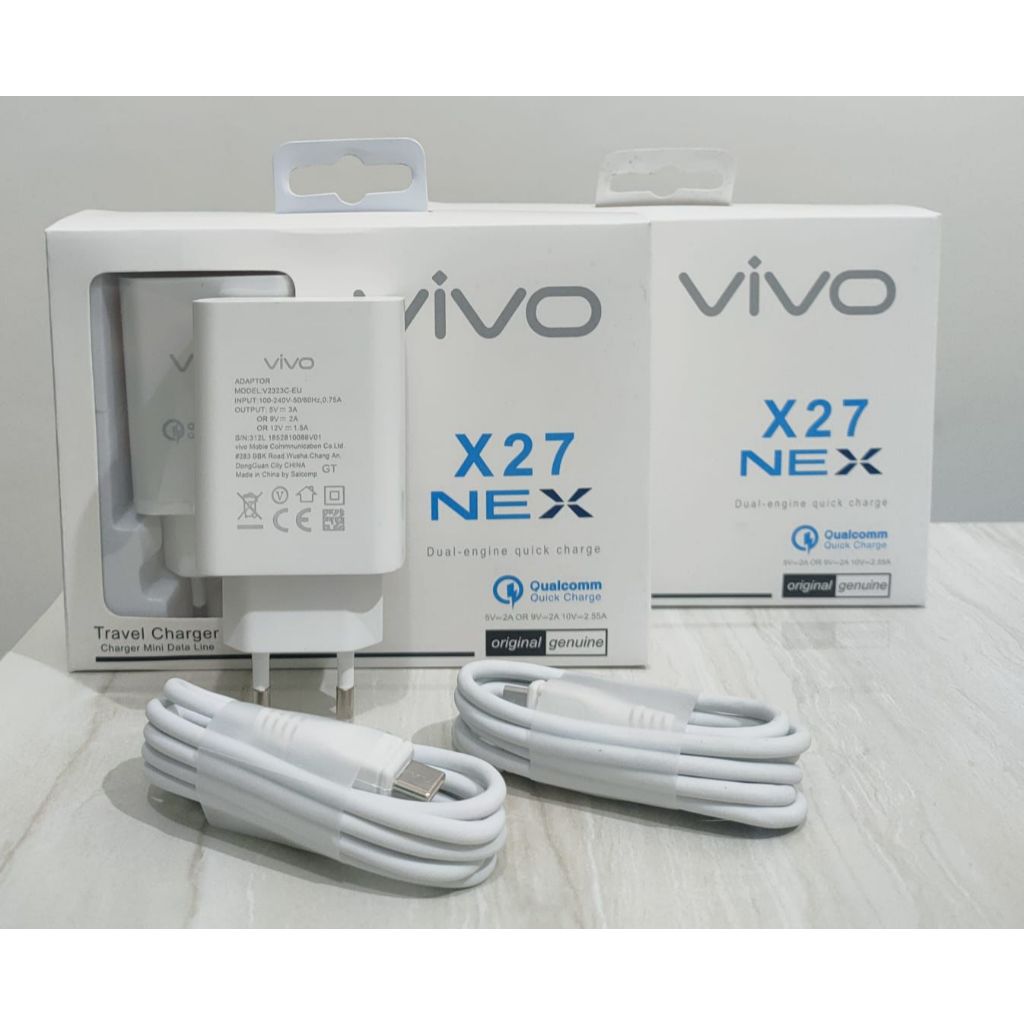 Charger Vivo X27 Nex Support Fast Charging / TC VIVO X27