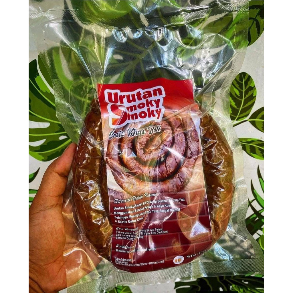 Urutan Babi Asap Smoky Smoky Sosis Khas Bali 500gr