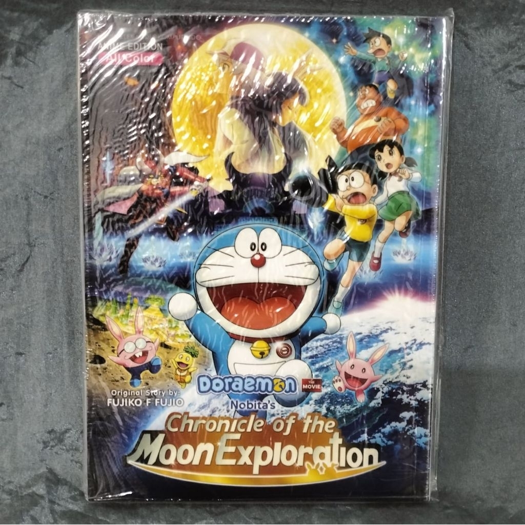 KOMIK BUKU FISIK DORAEMON MOVIE NOBITA'S CHRONICLES OF THE MOON EXPLORATION 1 BUKU TAMAT INDONESIA F