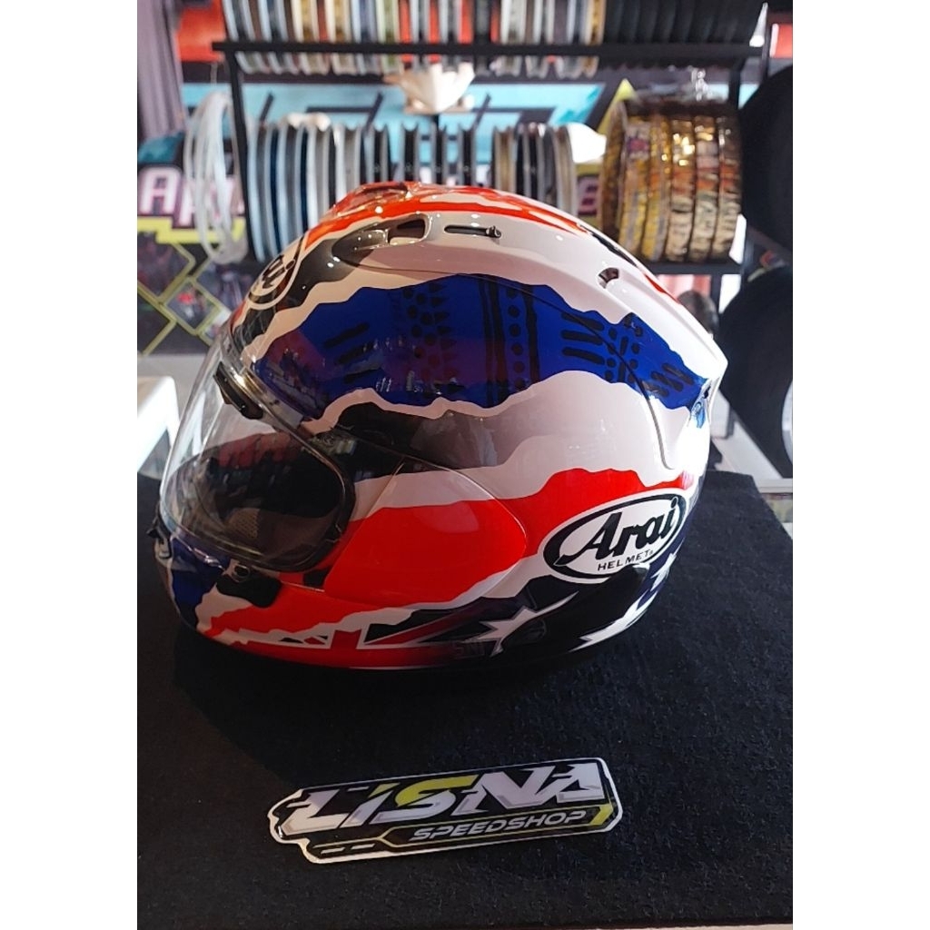 Helm ARAI RX-7X motif mike dohan original 2ND