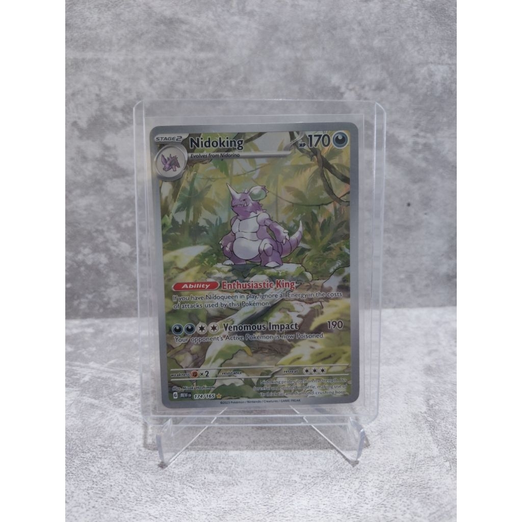 Nidoking 174/165 AR 151 Scarlet & Violet EN Pokemon TCG Original