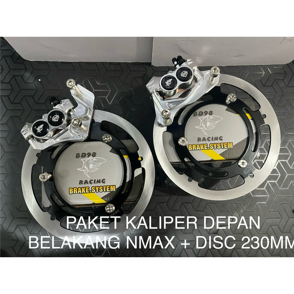 (paket hemat) Paket Kaliper FORMULA Depan Belakang Nmax old Caliper + Piringan Disc Cakram Set + Bre