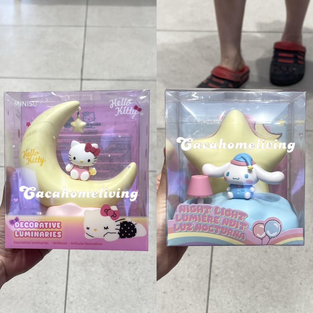 Miniso x Sanrio - Lampu Tidur LED / Decorative Night Lamp Crescent Dream Sanrio Collection (Hello Ki