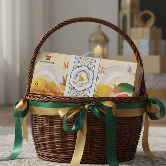 [HAMPERS LEBARAN] Wowithnatural - Mango Magic (6 Bowl) - Mango Pomelo Sago - Healthy Dessert Bowl - 