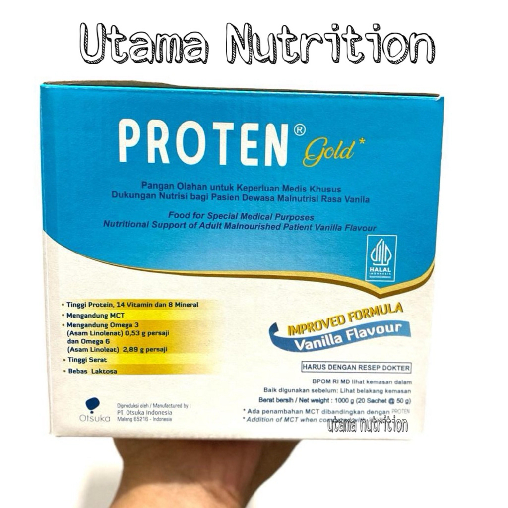 PROTEN GOLD Vanilla dan Coklat