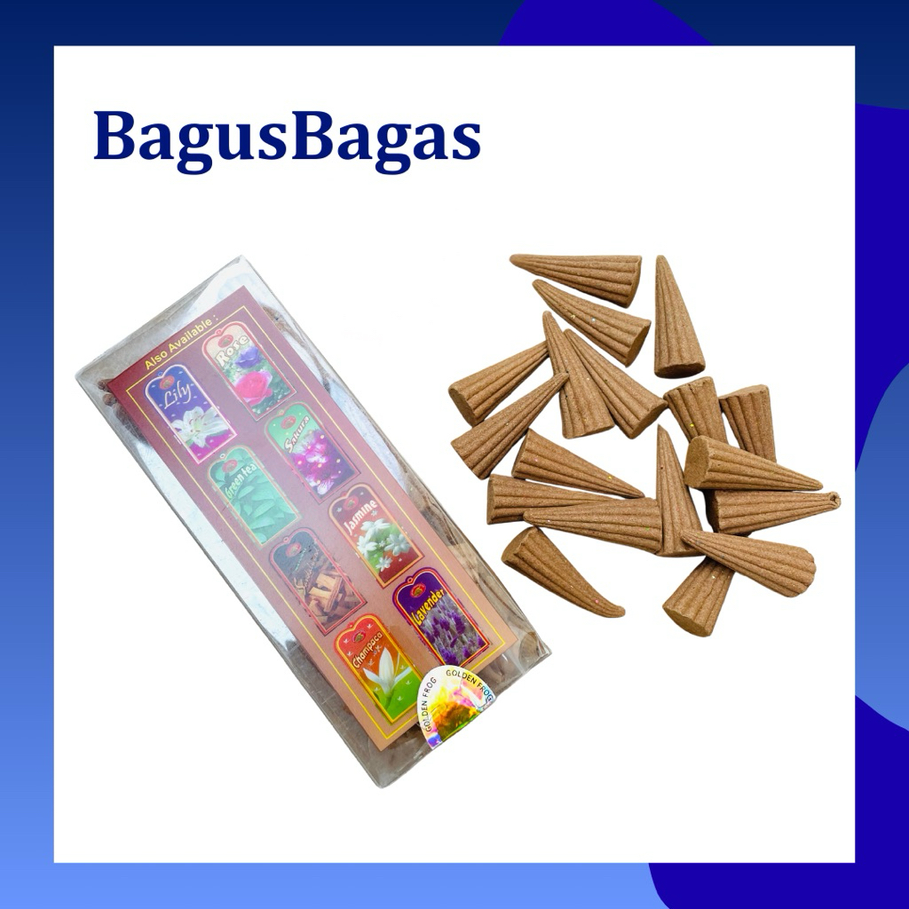 5 buah SPA Dupa Ratus Bakar Kerucut Aromaterapi Wangi PREMIUM Aroma Terapi Gunung Kawi Arab Hio