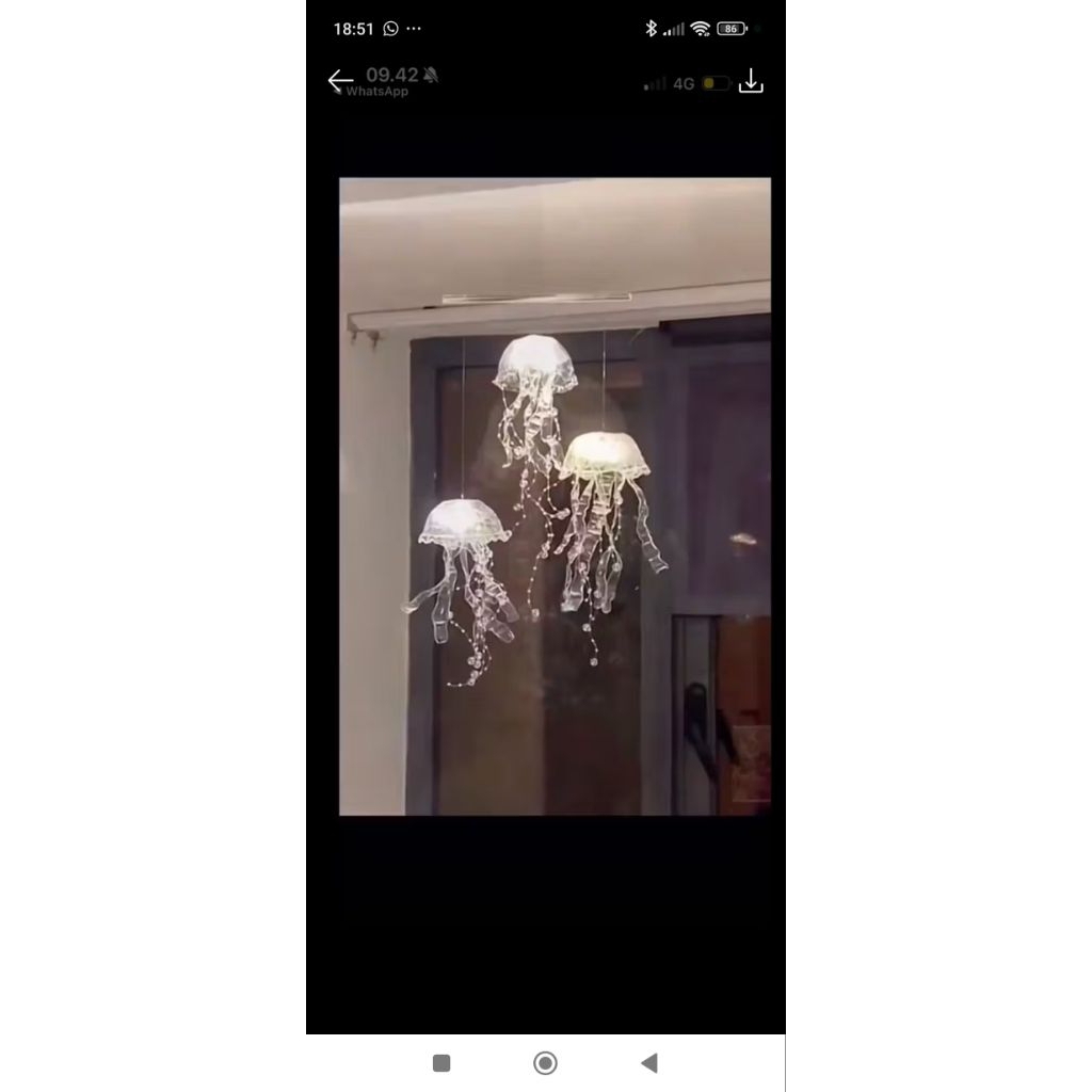 kerajinan tangan lampu dari botol plastik