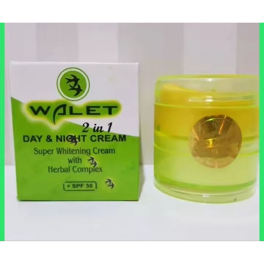 Cream Walet 2in1 Glowing Dalam 3 hari Cream Siang Malam Putih Merona Cream walet Susun Untuk Kulit P