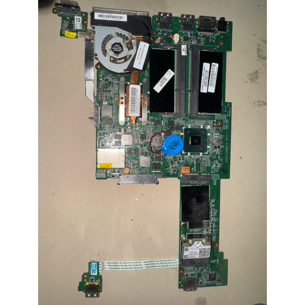 mainbord lenovo thinkpad E130 core i3 gen2 mainbord normal