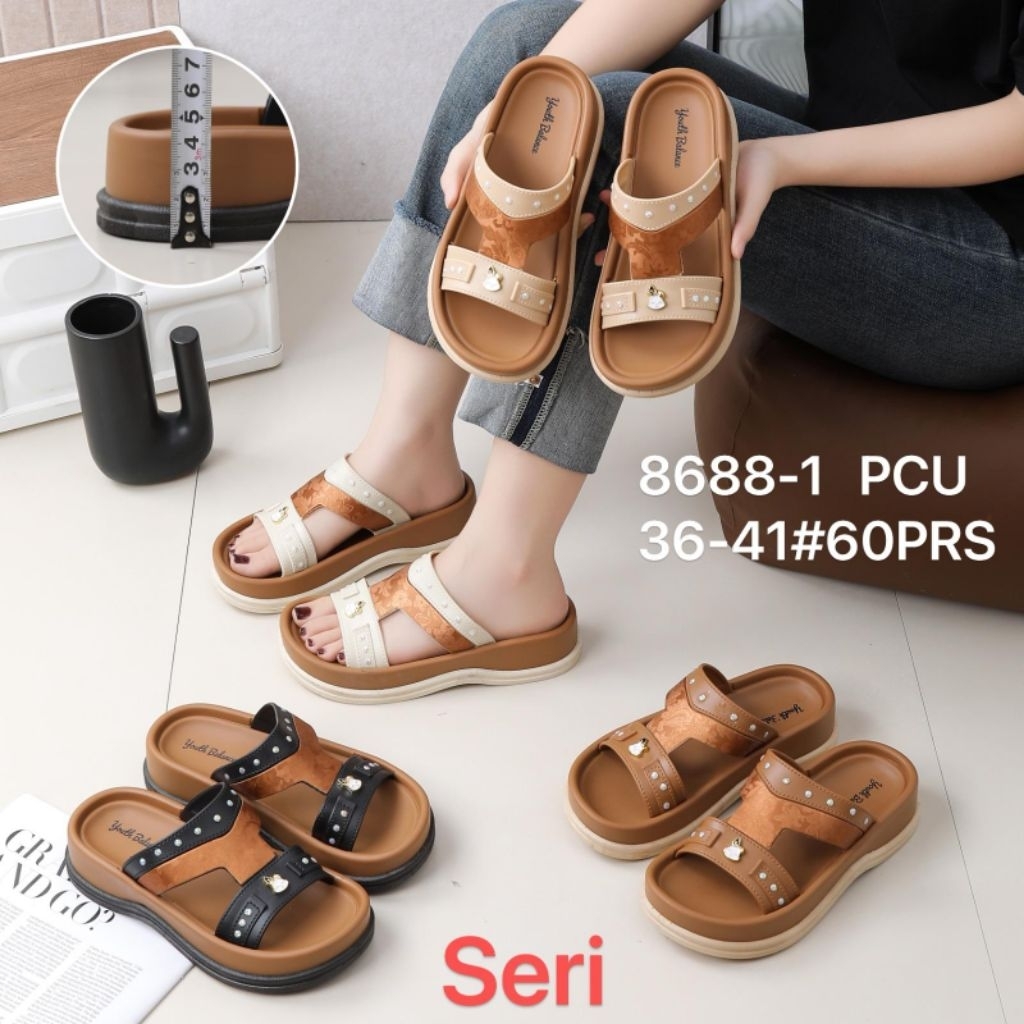 sandal wanita model terbaru sandal karet