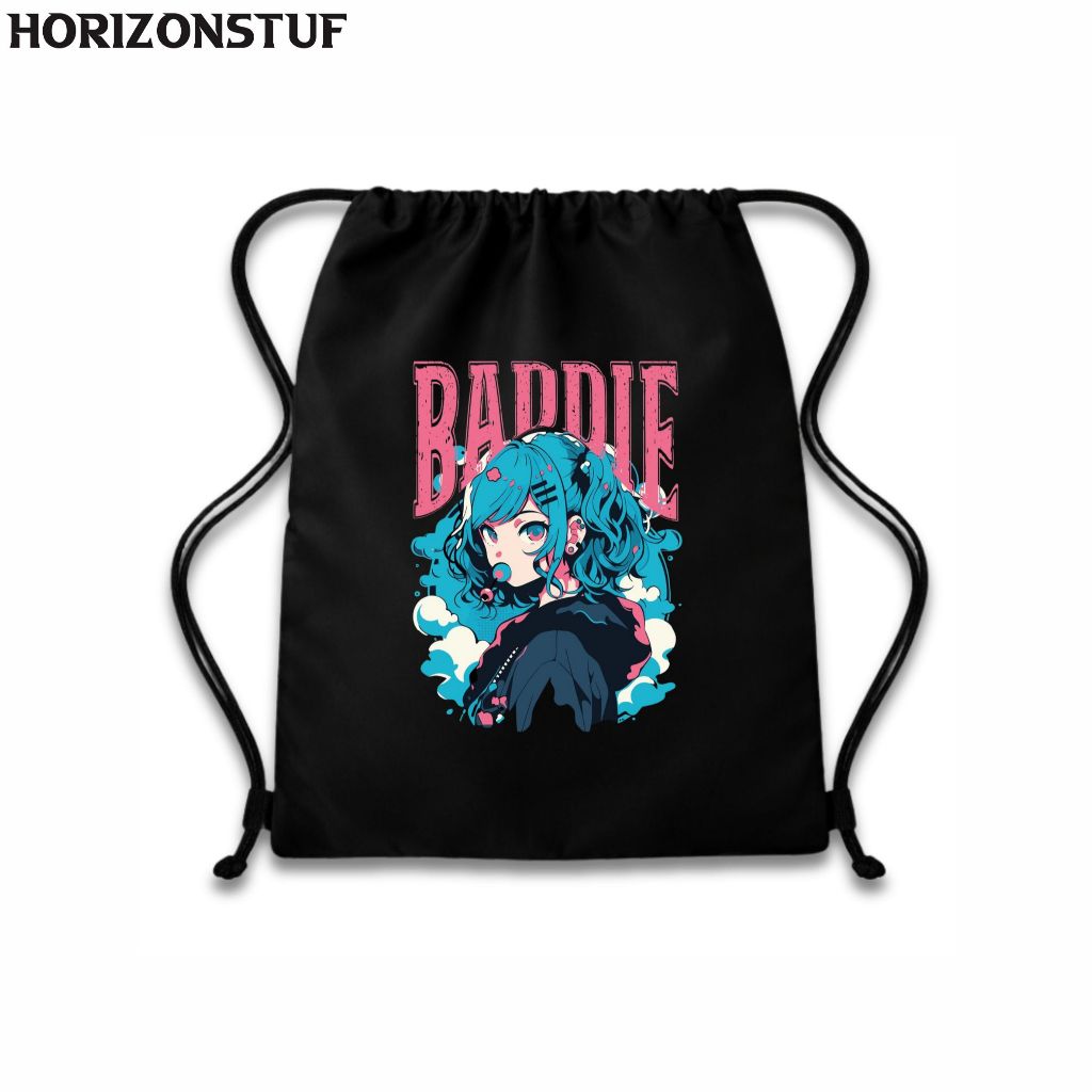 Tas Serut Anti Air String Bag | Tas Serut Serbaguna Untuk Olahraga / Sekolah / Futsal Pria & Wanita 